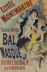 Élysée Montmartre: Bal Masqué, veröffentlicht am 18. Januar 1891